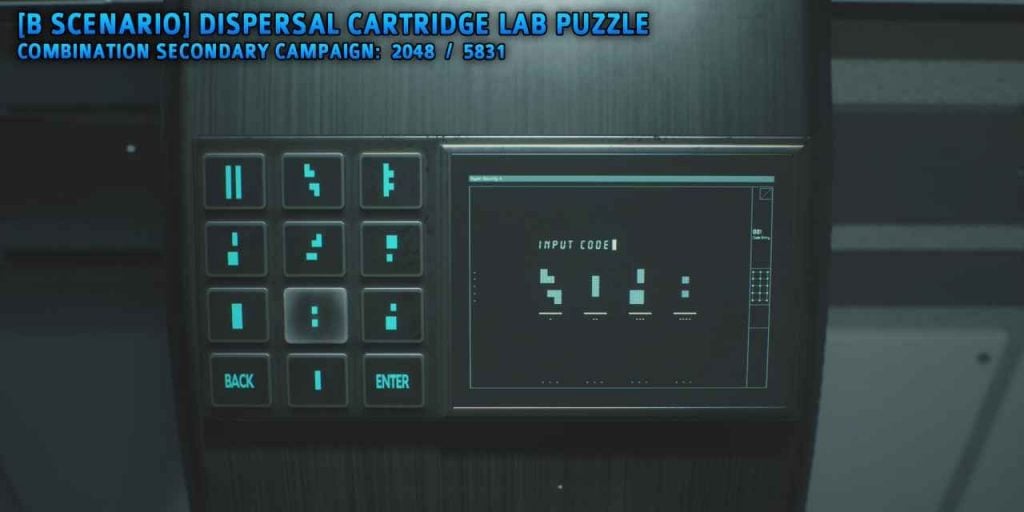 Resident Evil 2 Lab Code Puzzle