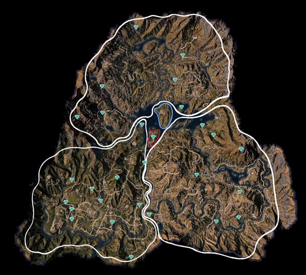 Far Cry 5 - World Map - naguide
