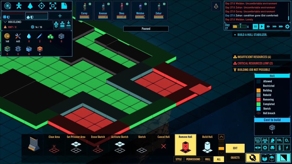 Space Haven Ship Building