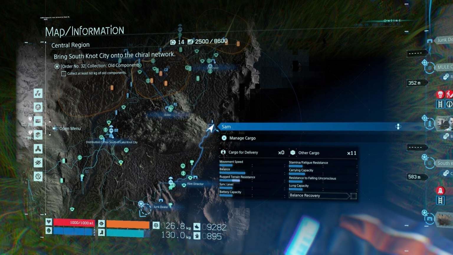 DEATH STRANDING Memory Chips Locations naguide