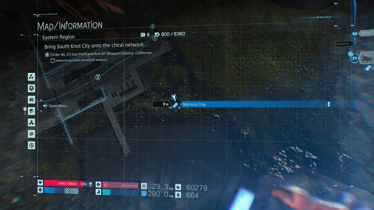DEATH STRANDING Memory Chips Locations naguide