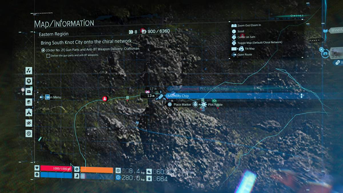 DEATH STRANDING Memory Chips Locations naguide