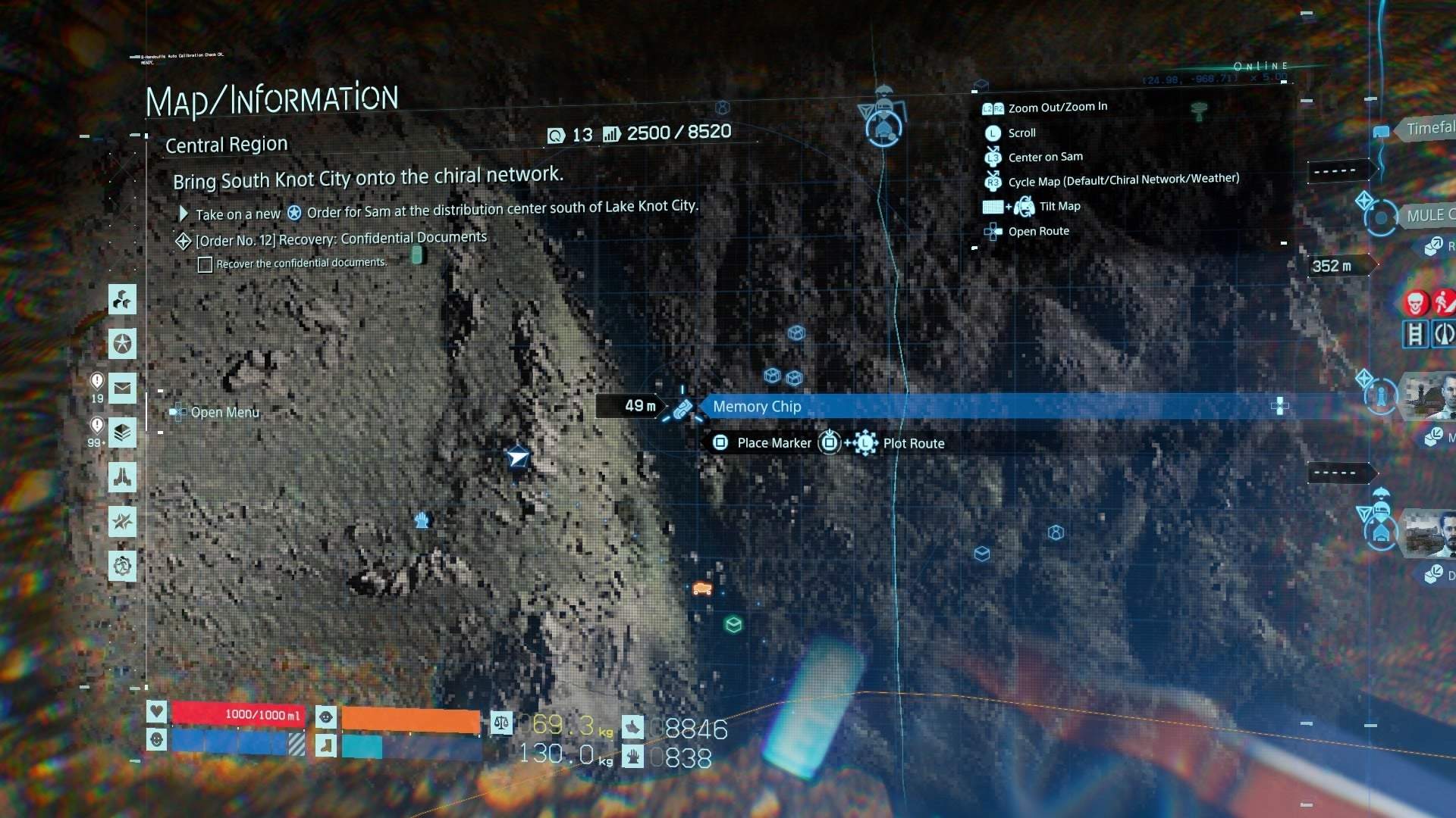 DEATH STRANDING Memory Chips Locations naguide