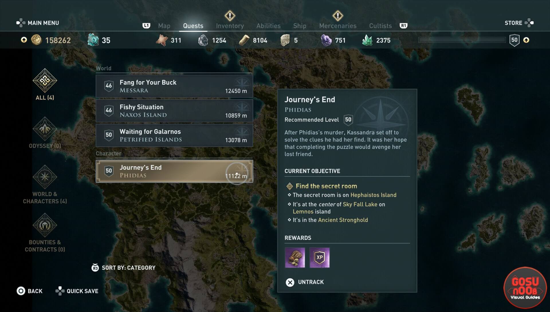 journey's end assassin's creed odyssey puzzle