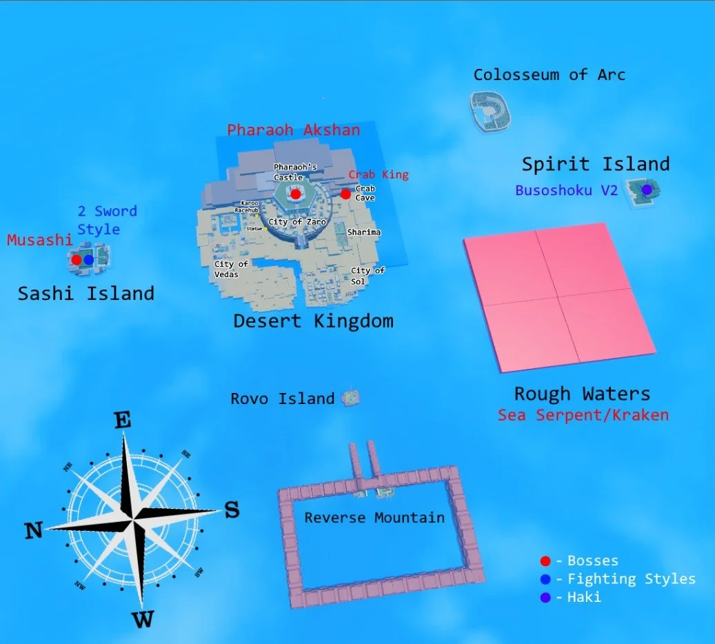GPO New Island Update 8 – Dressrosa/Rose Kingdom Location – Gamezebo