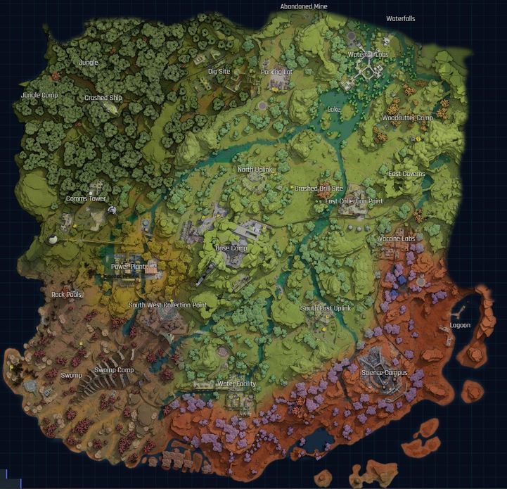 The Cycle Frontier Bright Sands Map 1 