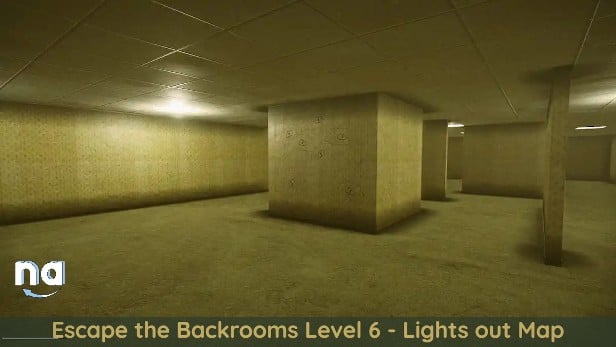 Escape the Backrooms Map of All Levels - naguide