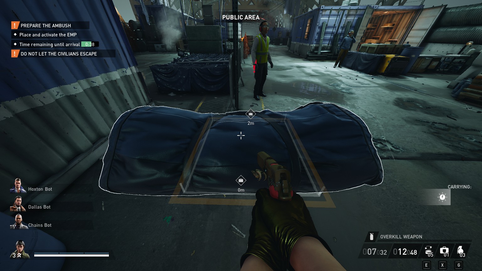 PAYDAY 3 How to Throw Bags