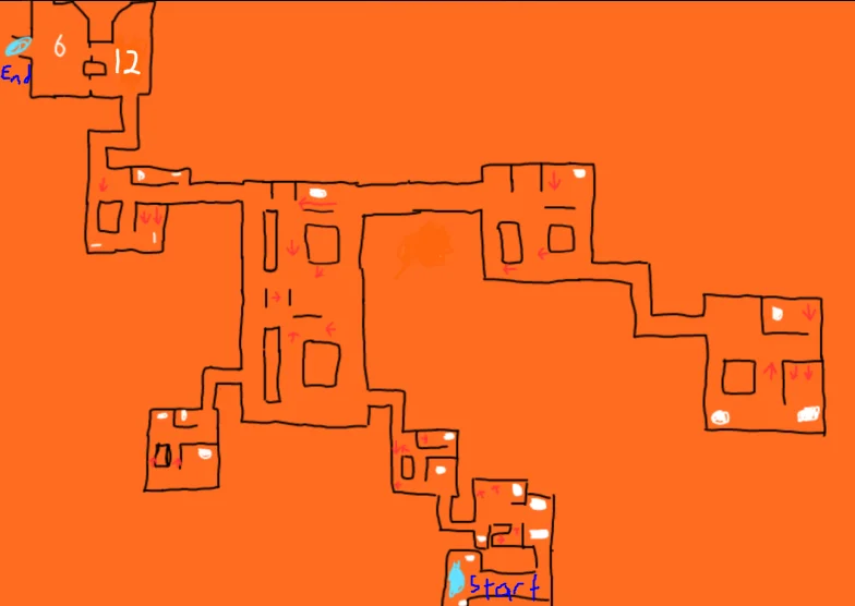 Escape the Backrooms Map of All Levels - naguide