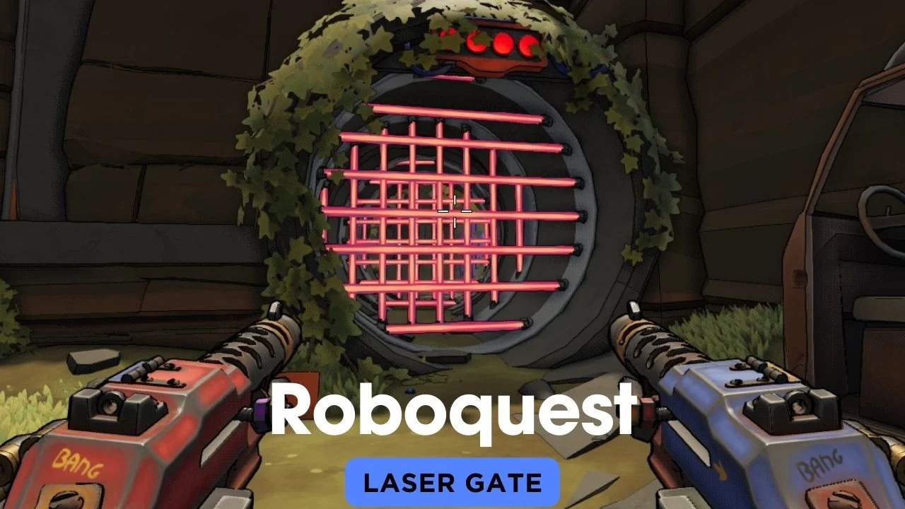 Roboquest Laser Gate in the Ruins