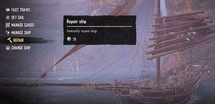 How to Repair Ship in Skull and Bones