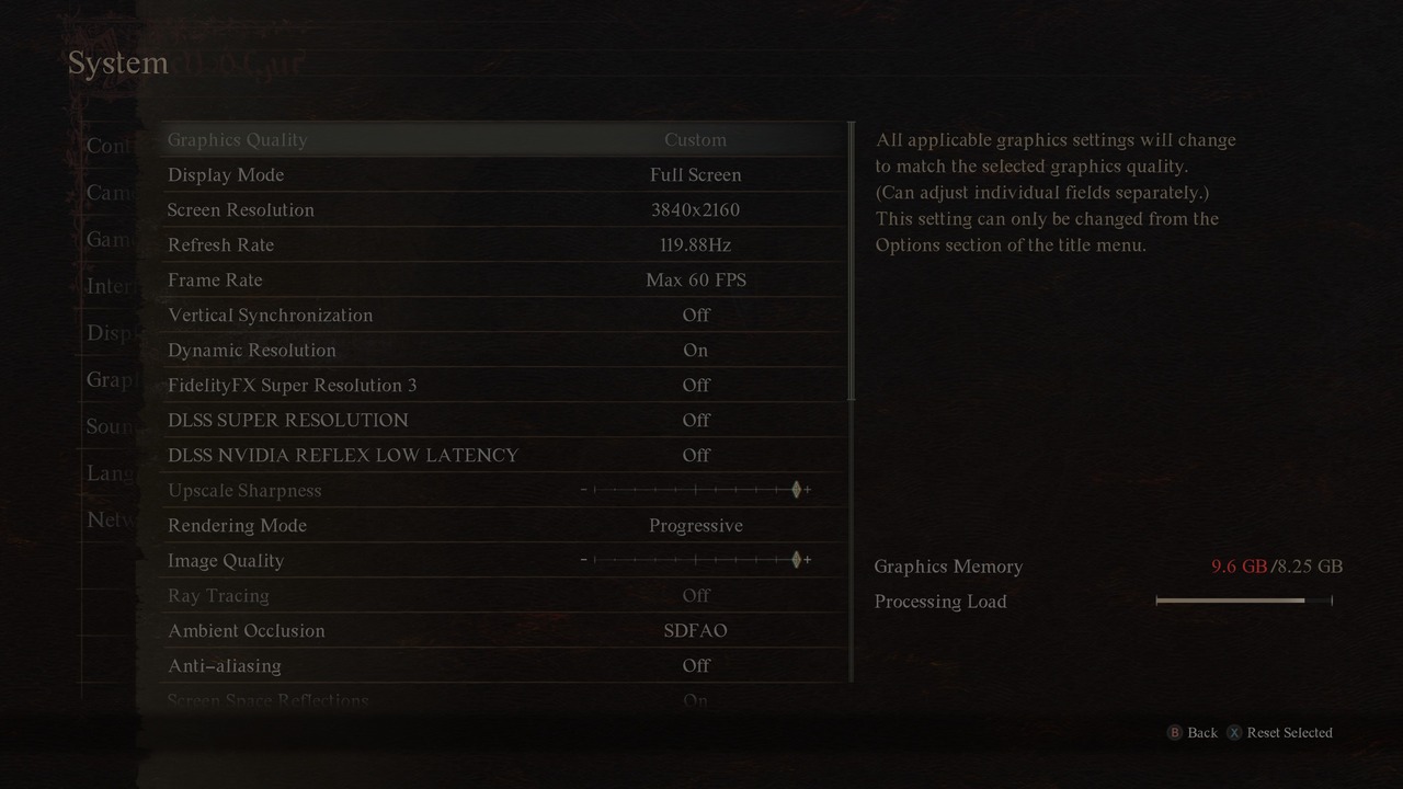 Dragon's Dogma 2 Graphic Settings
