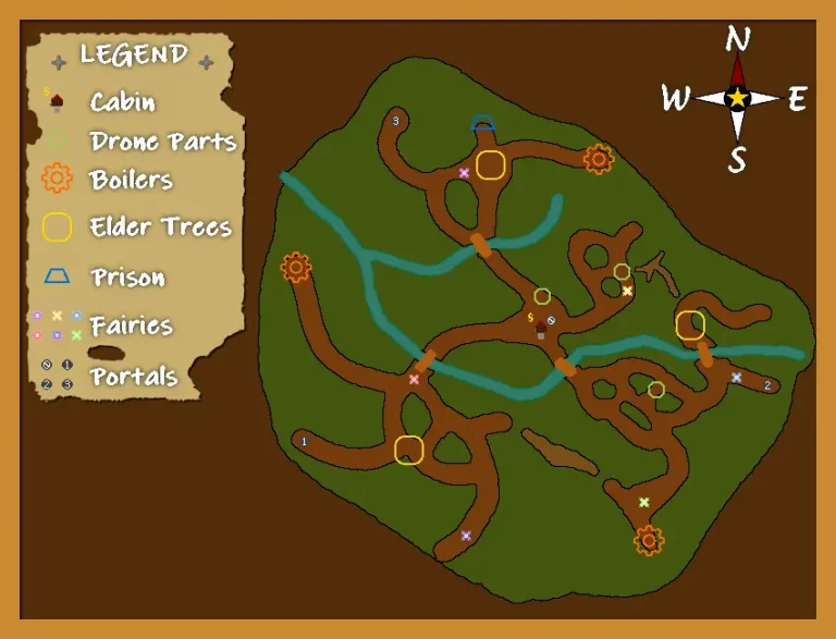 Lumberjacked Map