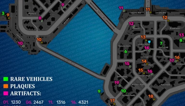 The Precinct Secrets Map