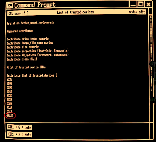 Add your Field Kit’s UMN to the file