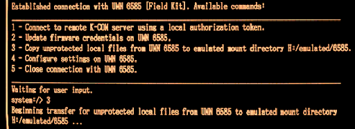 Copy files on your console