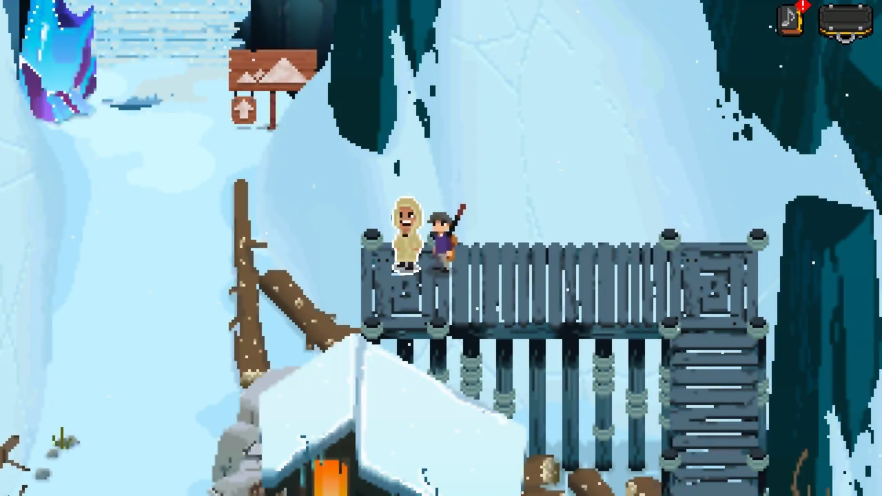 Daan Beat's location in Fretless. He is located near the upper part of Bass Camp town.