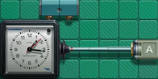 The factory setup for solving Level 1-03, World Clock.