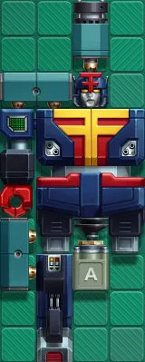 The factory floor plan for assembling the Defender Bot in Level 1-06.