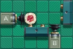 The factory layout that I used to produce Maki Sushi in Level 2-02.