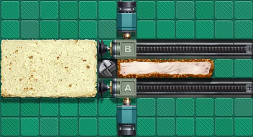 Factory layout for completing the Sandwich level, 2-03.