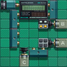 My factory floor plan for the Pocket Calculator in Level 3-02.