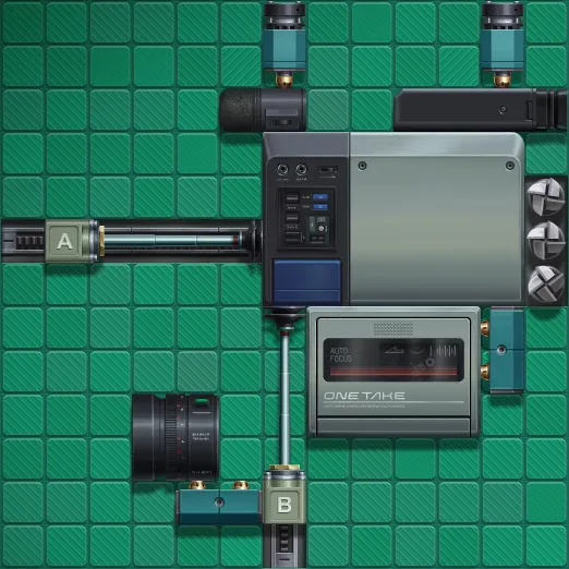 A complete factory layout for assembling the Camcorder in Level 3-05.