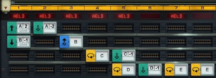 The commands for the Color Television assembly line.