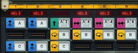 The command sequence for the Coffee Maker production line.