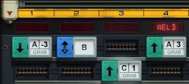 The commands required to complete the Tube Sock level.