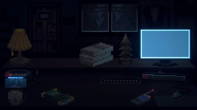 A mysterious scene from the game Last Report, representing the 100% all achievements guide.