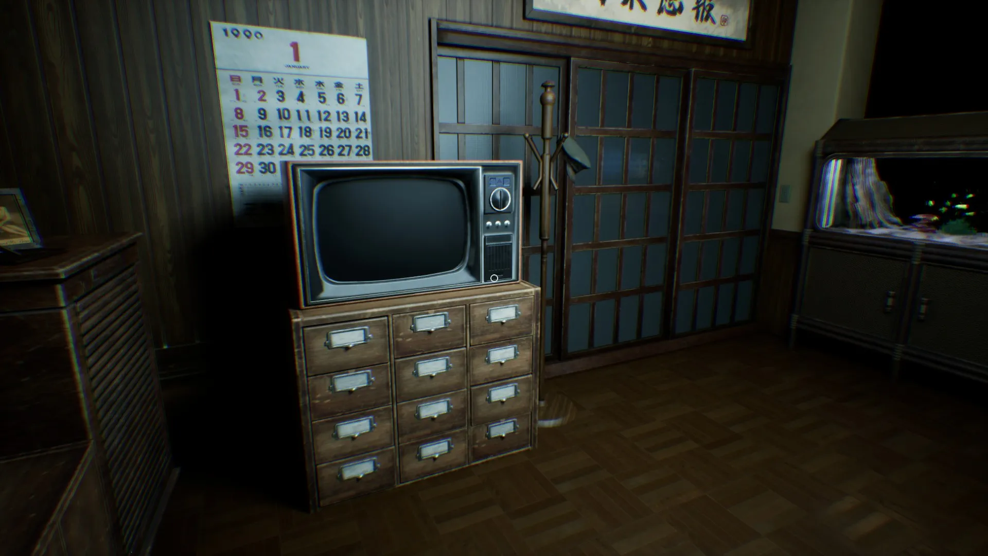 The spot where the crawling baby was is now empty.