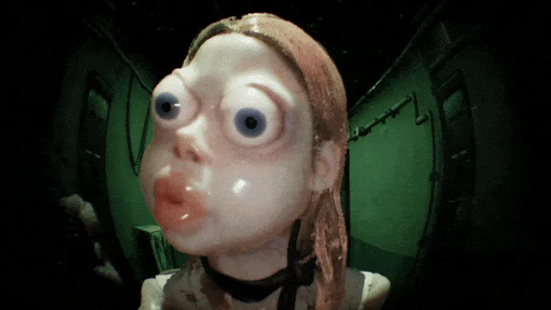 A man stands silently in the hallway, staring at the door.