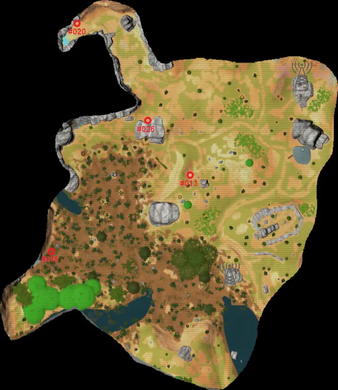 Sapphire Safari central Plains Log Locations on the Map