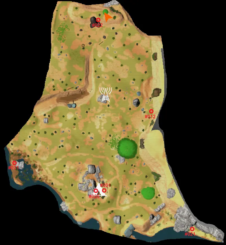 Sapphire Safari East Plains Log Locations on the Map