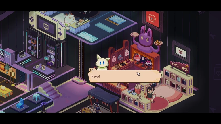 Location of Secret cat 1 in shopping mall.