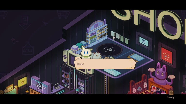 Location of Secret cat 2 in shopping mall.