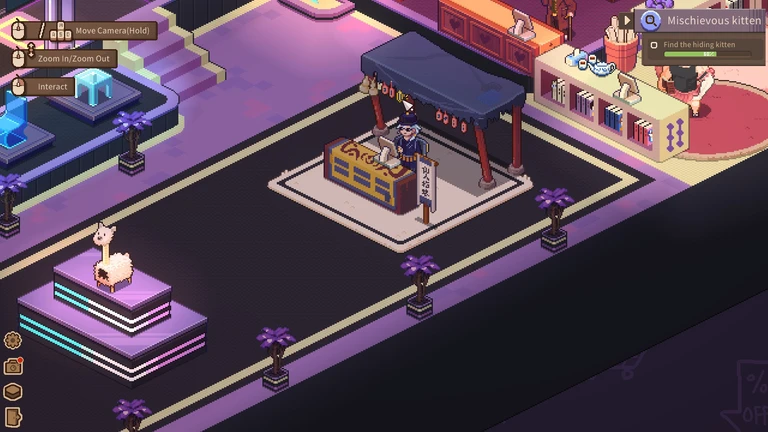 Location of Secret cat 4 in shopping mall.