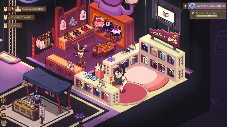 Location of final cat in shopping mall.