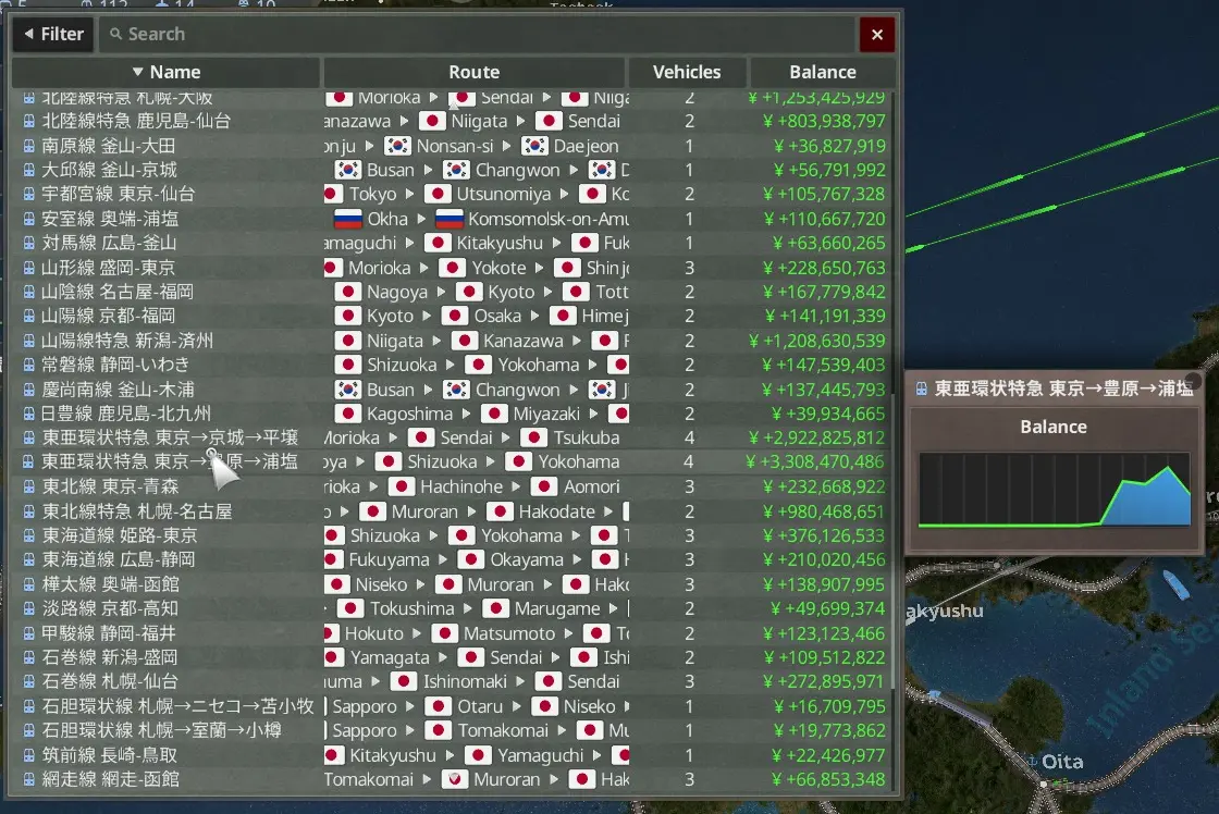 Locate the Desired Route