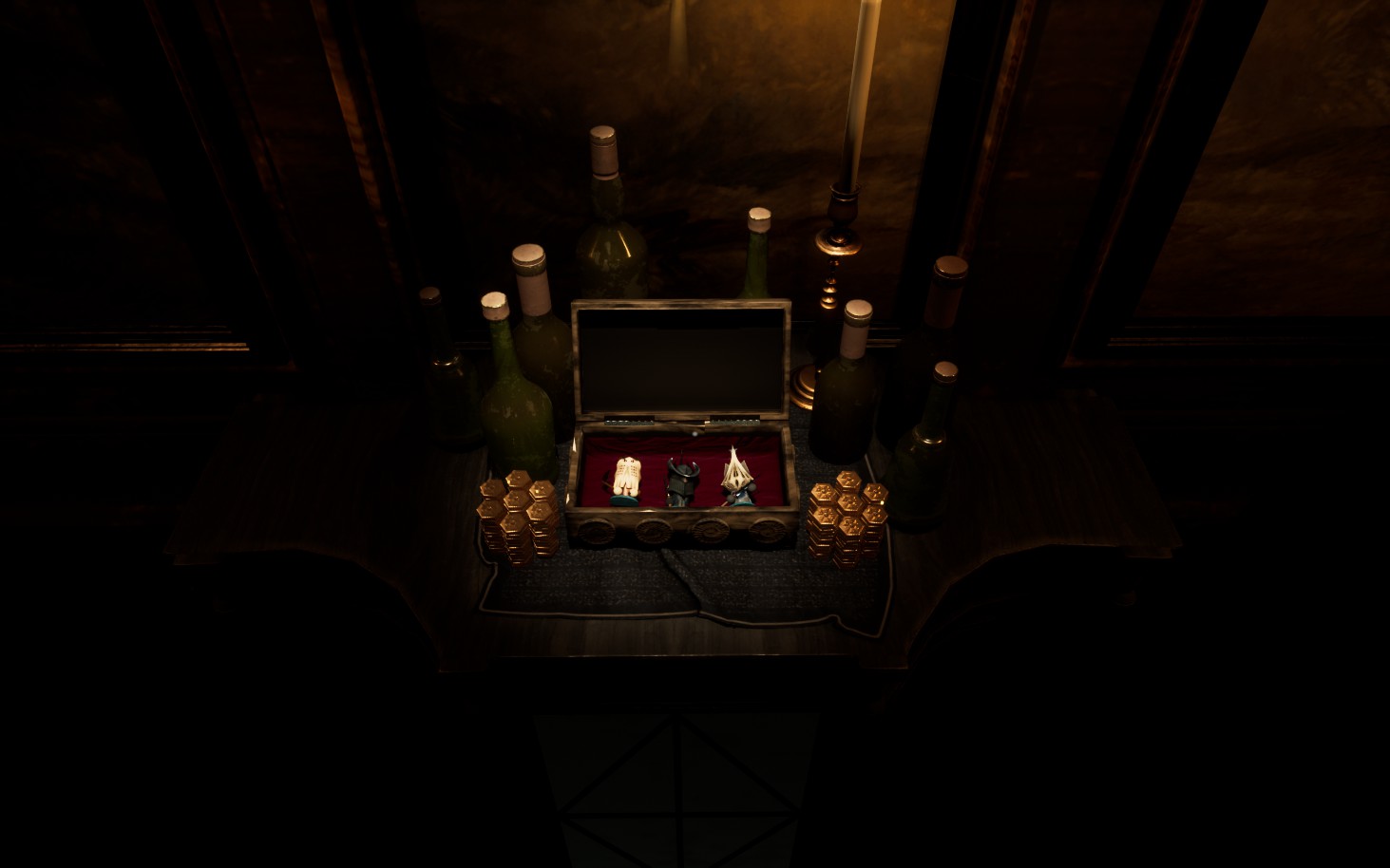 Figures in Projector Room