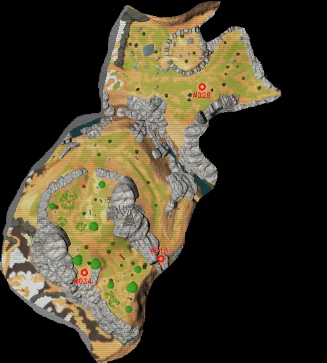 Sapphire Safari west Plains Log Locations on the Map