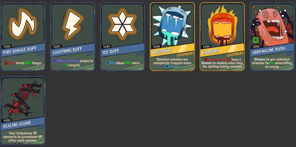 All Perks in GUNTOUCHABLES 