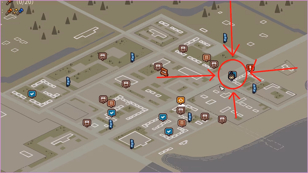 Jane’s sister’s café in whisper of the house game.